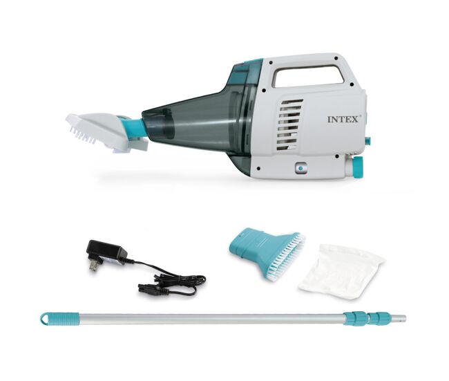 Aspirateur de piscina manual c/bateria recarregável intex