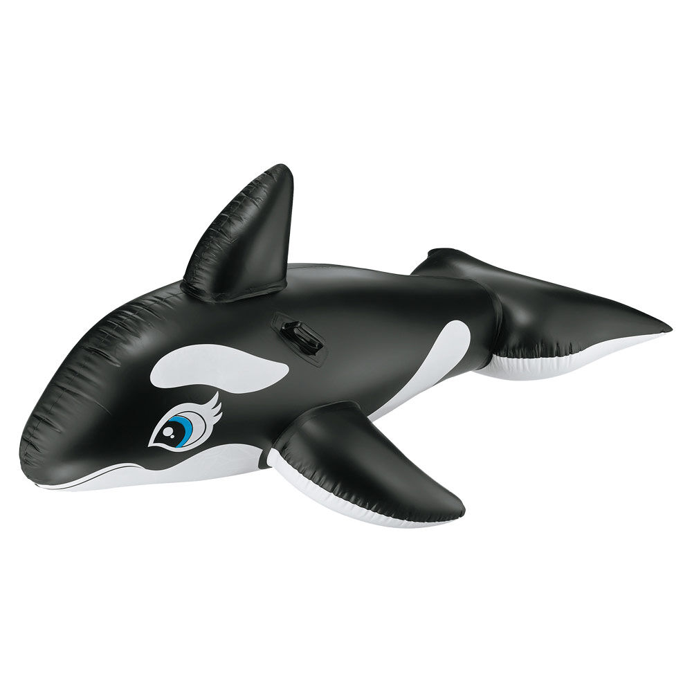 Baleia insuflável aquática intex + 2 asas - 193x119 cm