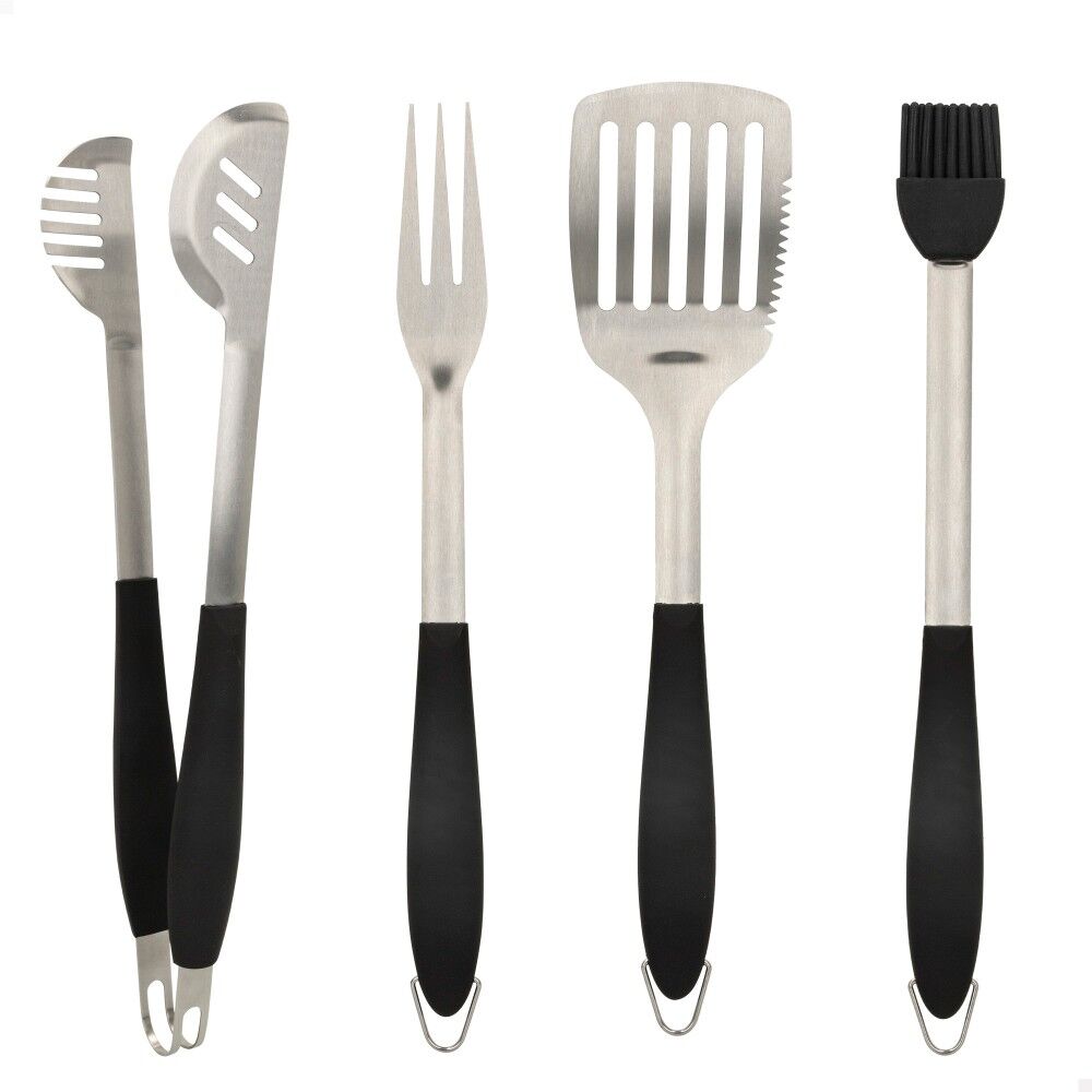 Conjunto de 4 acessórios para churrasco Aktive