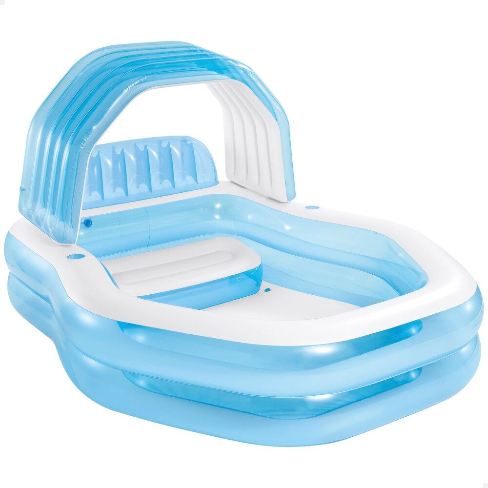 Piscina inflável para crianças c/poltrona e toldo INTEX