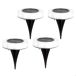 Pack 4 holofotes solares exteriores luz quente LED c/farol para jardim Aktive Pack 4 holofotes solares exteriores luz quente LED c/farol para jardim Aktive Preto