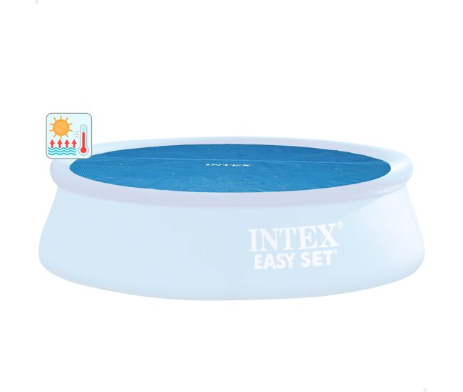Cobertura solar intex piscinas easy set/metal frame ø488 cm