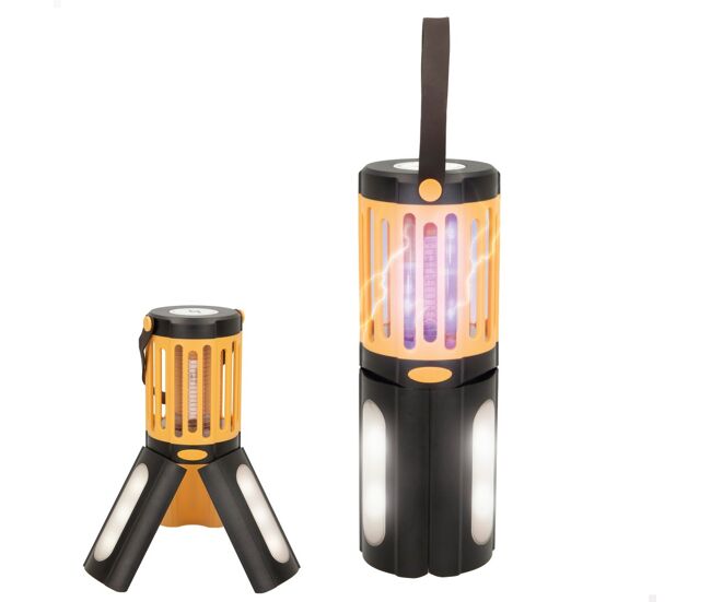 Lâmpada portátil repelente de mosquitos led 2 em 1 aktive