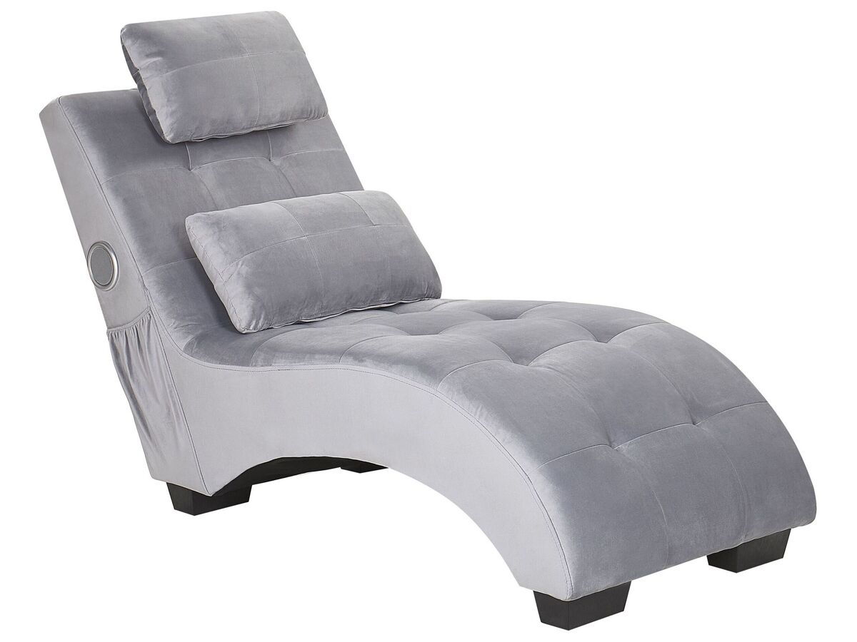 Beliani Chaise longue Terciopelo SIMORRE