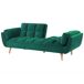 Beliani Sofá cama Terciopelo ASBY Beliani Sofá cama Terciopelo ASBY Verde