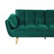 Beliani Sofá cama Terciopelo ASBY Beliani Sofá cama Terciopelo ASBY Verde