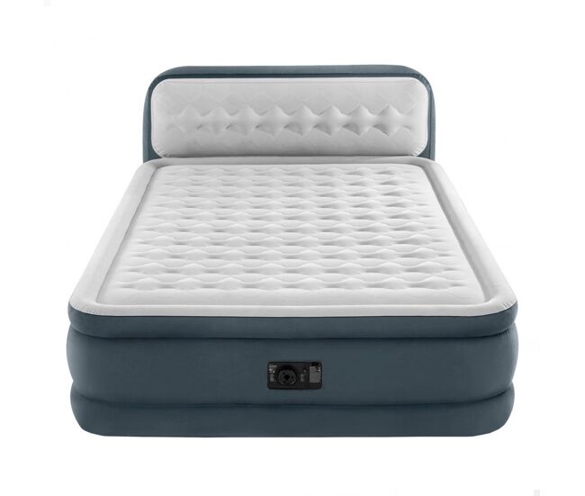 Cama de ar intex dura-beam deluxe ultra plush com cabeceira
