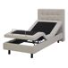 Beliani Cama ajustable Poliéster DUKE 82x216 Beliani Cama ajustable Poliéster DUKE 82x216 Bege