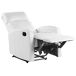 Beliani Sillón reclinable VIRRAT Beliani Sillón reclinable VIRRAT Branco