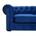 Beliani Conjunto de sofás CHESTERFIELD Beliani Conjunto de sofás CHESTERFIELD Azul Marino
