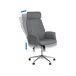 Beliani Silla de oficina PILOT Beliani Silla de oficina PILOT Cinza