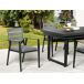 Beliani Silla de jardín TAVIANO Beliani Silla de jardín TAVIANO Preto