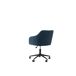 Beliani Silla de oficina VENICE Beliani Silla de oficina VENICE Azul Marino