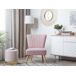 Beliani Sillón VAASA Beliani Sillón VAASA Rosa Talco