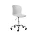 Beliani Silla de oficina VAMO Beliani Silla de oficina VAMO Branco