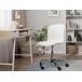 Beliani Silla de oficina VAMO Beliani Silla de oficina VAMO Branco