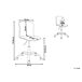 Beliani Silla de oficina VAMO Beliani Silla de oficina VAMO Branco
