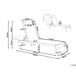 Beliani Tumbona CATANIA Beliani Tumbona CATANIA Branco