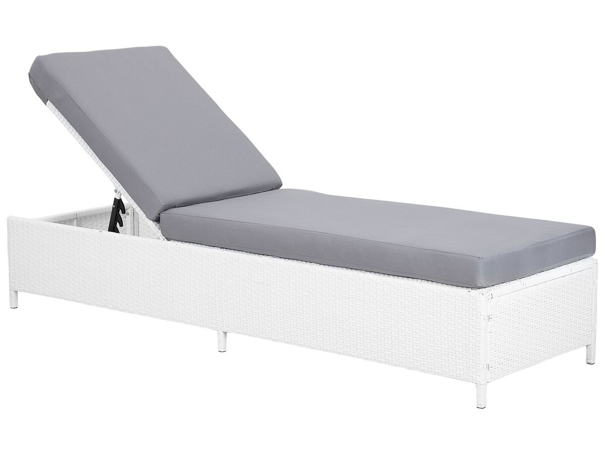 Beliani Tumbona TURIN Branco