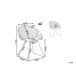 Beliani Silla de comedor AURORA Beliani Silla de comedor AURORA Cinza
