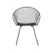 Beliani Silla de comedor AURORA Beliani Silla de comedor AURORA Cinza