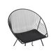 Beliani Silla de comedor AURORA Beliani Silla de comedor AURORA Cinza