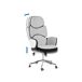 Beliani Silla de oficina SPLENDID Beliani Silla de oficina SPLENDID Cinza Claro