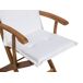 Beliani Silla de jardín MAUI Beliani Silla de jardín MAUI Branco/ Bege