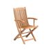 Beliani Silla de jardín MAUI Beliani Silla de jardín MAUI Branco/ Bege