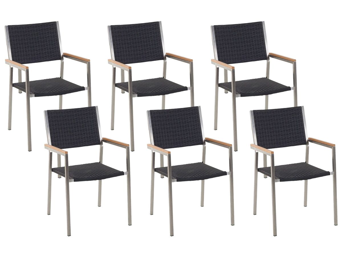 Beliani Silla de comedor GROSSETO