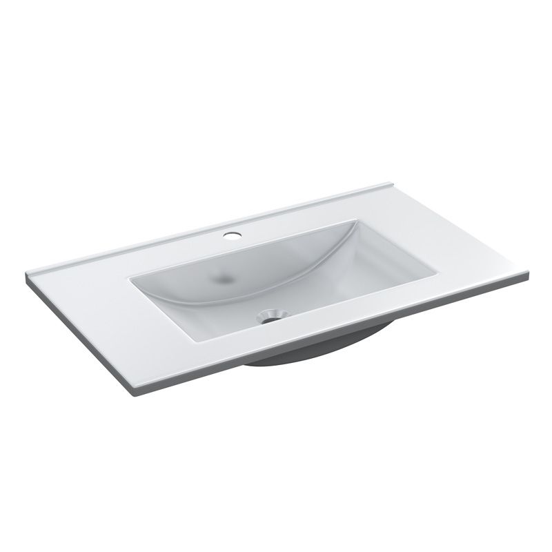 Lavatório pmma branco 80x45 cm