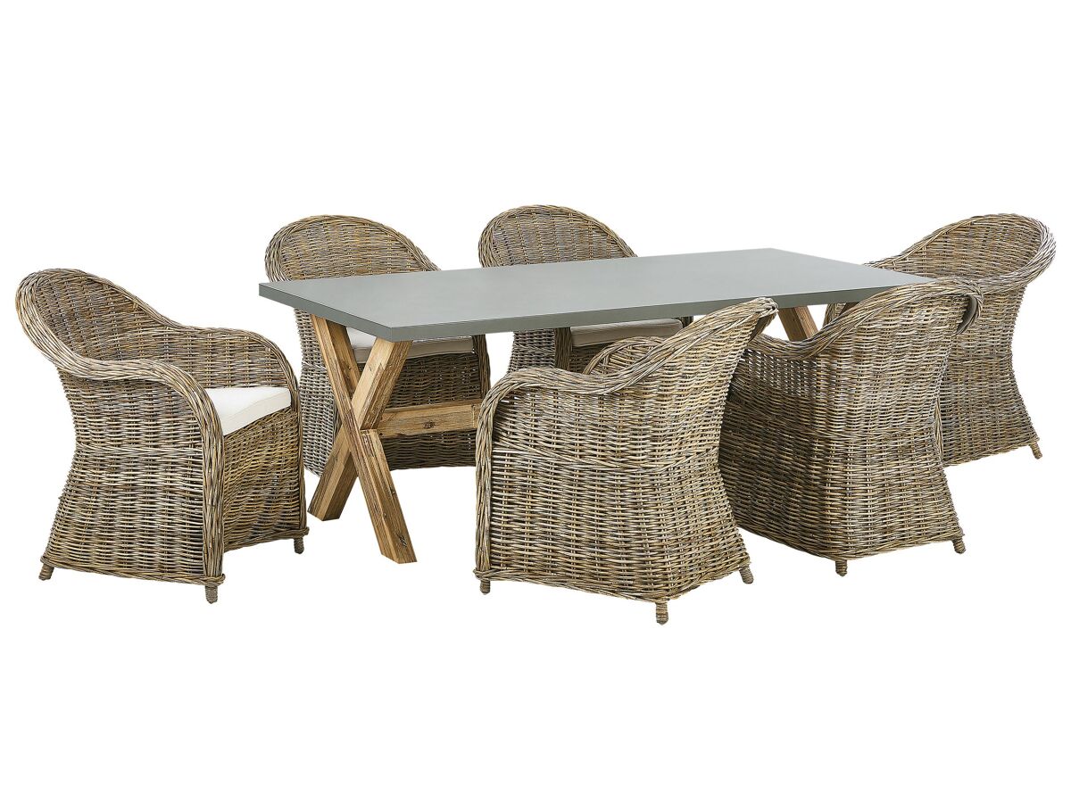 Beliani Conjunto de comedor SUSUA/OLBIA