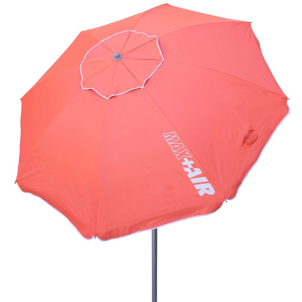 Guarda-sol à prova de vento ø220 cm com mastro reclinável e proteção uv50 aktive