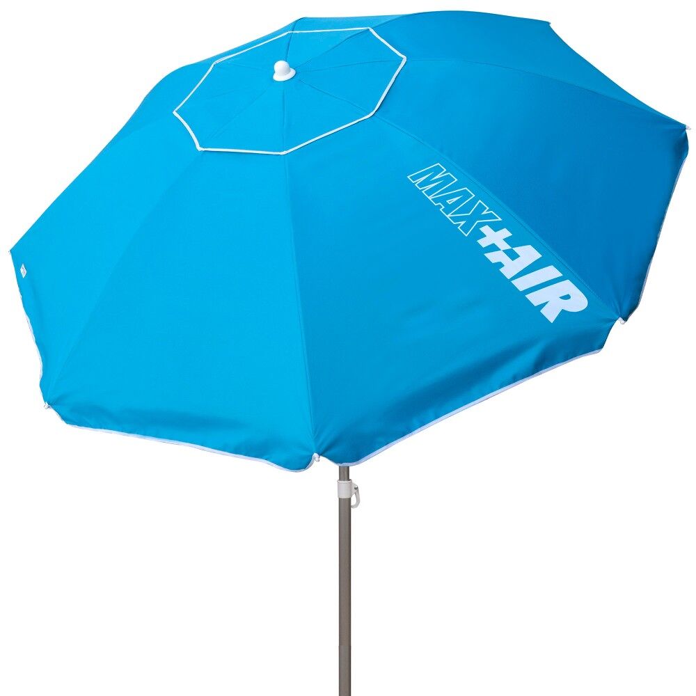 Guarda-sol à prova de vento ø220 cm com vara reclinável e revestimento uv50 aktive