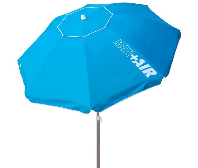Guarda-sol à prova de vento ø220 cm com vara reclinável e revestimento uv50 aktive