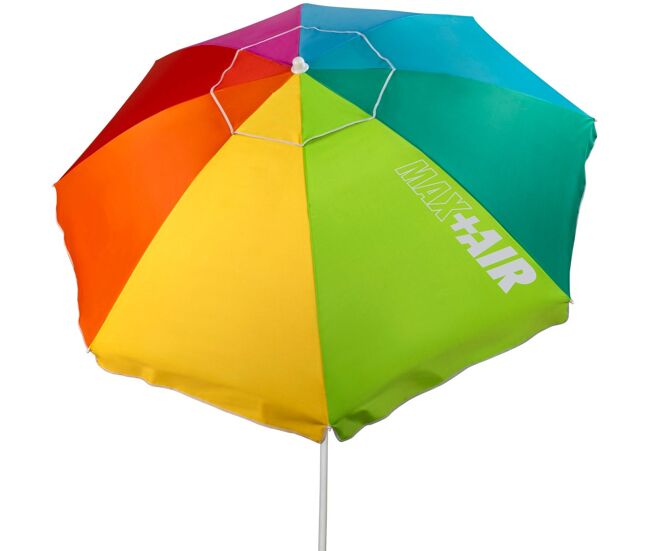 Guarda-sol de 220 cm à prova de vento com proteção uv50 aktive beach