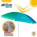Guarda-sol com proteção UV50 Aktive Beach Guarda-sol com proteção UV50 Aktive Beach Multicor