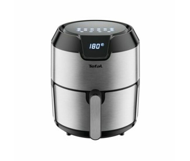 Tefal Easy Fry EY401D Unique 4,2 L Autonome 1500 W Friteuse d’air chaud Noir, Acier inoxydable