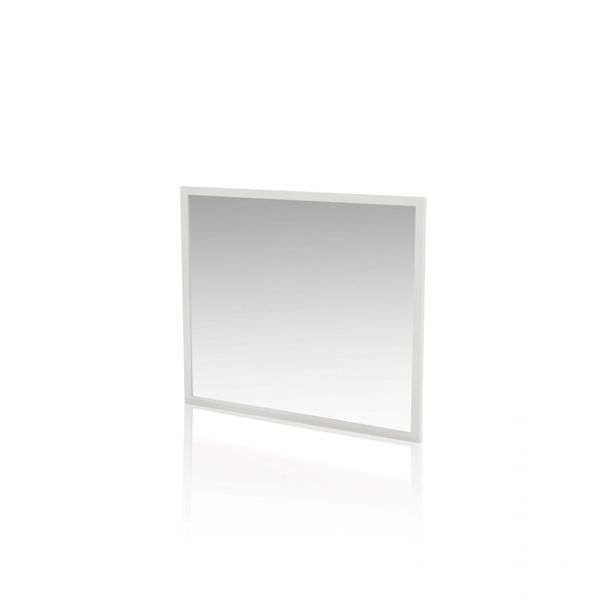 Espelho quadrado ataneq branco 90 x 75 x 2 cm