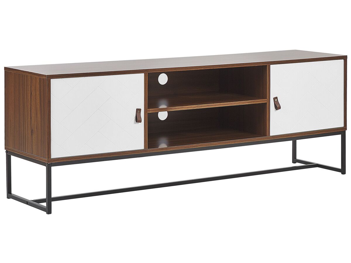 Beliani Mesa de TV NUEVA 150 Branco