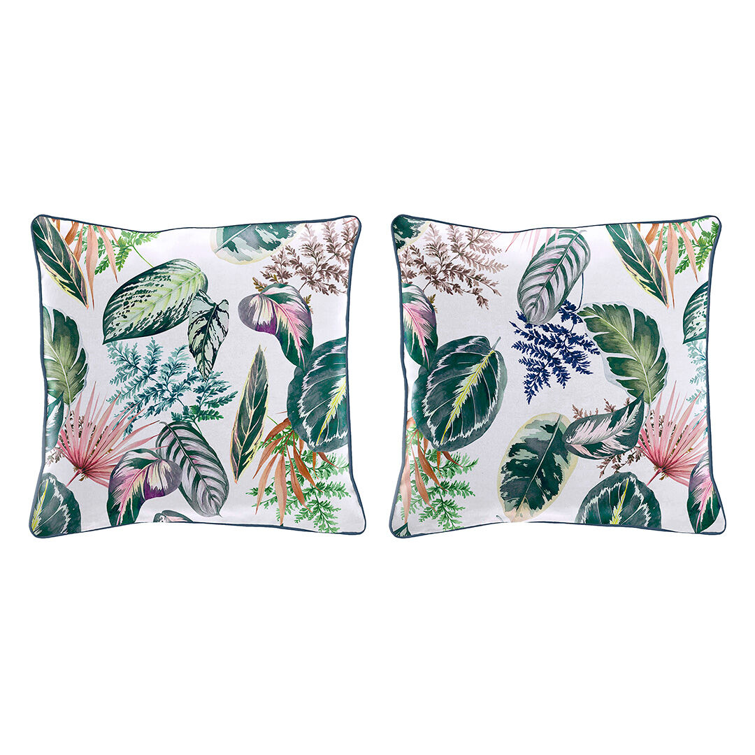 2 capas de almofada 100% algodão tropalm