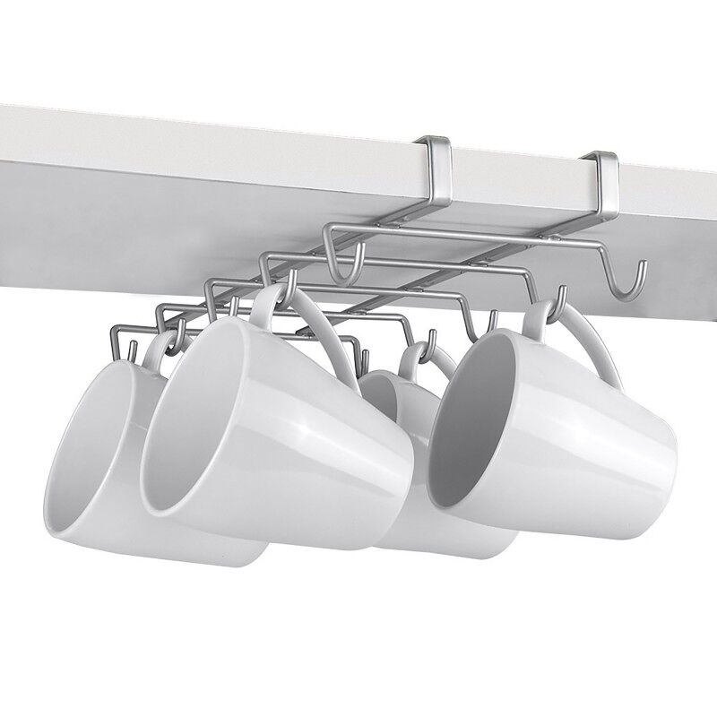 My mug hanger da metaltex capacidade para 10 chávenas. acabamento polytherm® cor prata