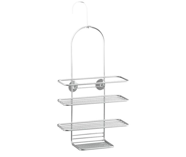 Saboneteira de duche da série reflex da metaltex. acabamento polytherm® silver colour