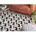 Beliani Retazos NARMAN 140x200 Beliani Retazos NARMAN 140x200 Cinza Claro