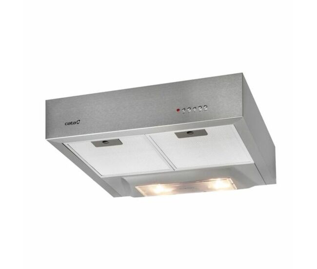 Extrator convencional cata s-box 1301 60 cm 220 m3/h 57 db 100w acier inox