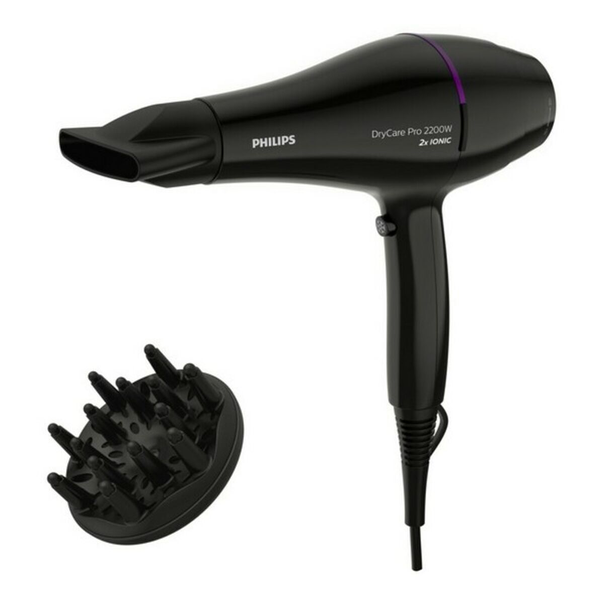 Secador de cabelo philips bhd274/00 2200w preto