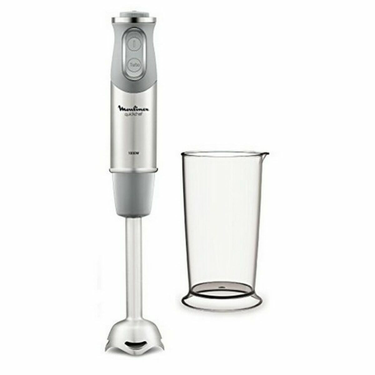 Batedora de mão moulinex quickchef dd65ad10 1000w cinzento 1000w
