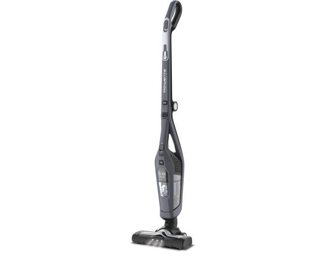 Aspirador de mão rowenta dual force cinzento sem fios 2 em 1