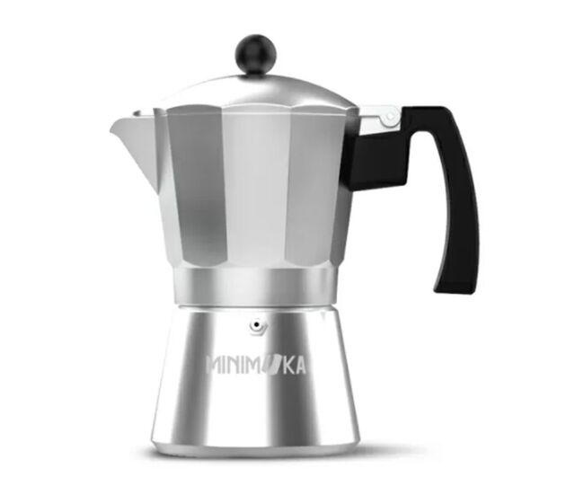 Cafetière italienne taurus kcp9006 6t mini moka argenté aluminium (6 tasses)