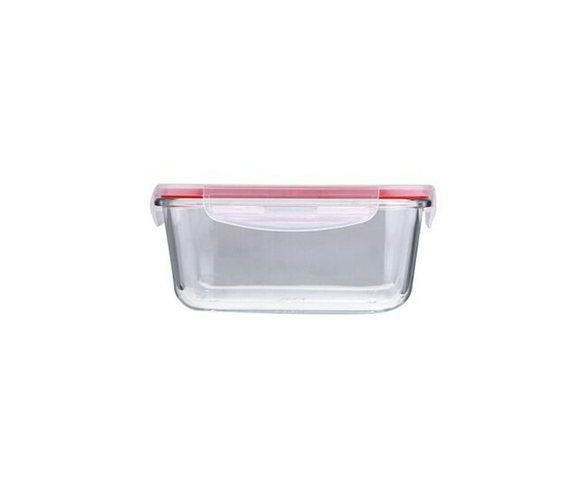 Lancheira hermética san ignacio q4027 850 ml vidro de borosilicato